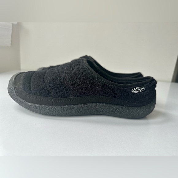 Keen Howser Black Felt Slip-on Slippers Indoor/Outdoor Rubber Sole 7.5 shoes - Picture 5 of 8